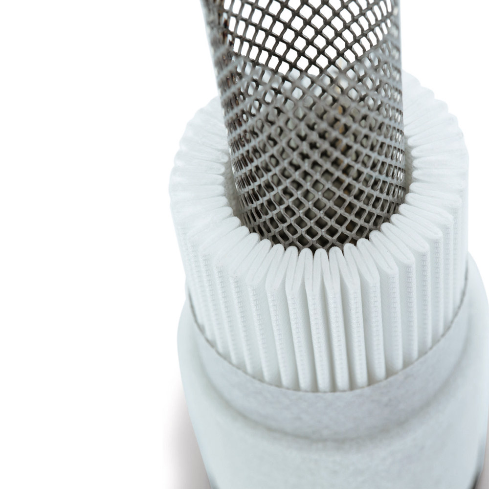 Exemplarische Detailaufnahme eines Filterelements für Druckluftfilter der KSI APF-Serie