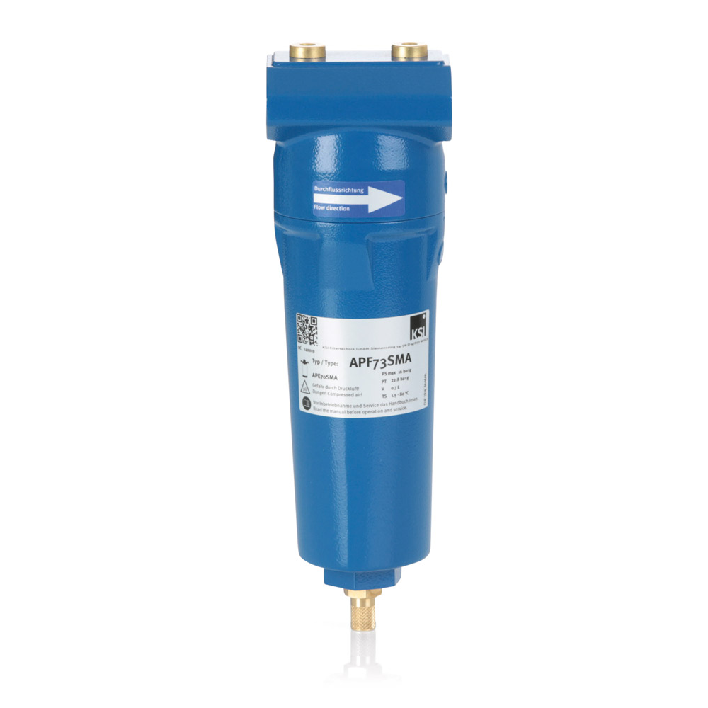 Beispielabbildung eines KSI Druckluftfilters der APF-Serie